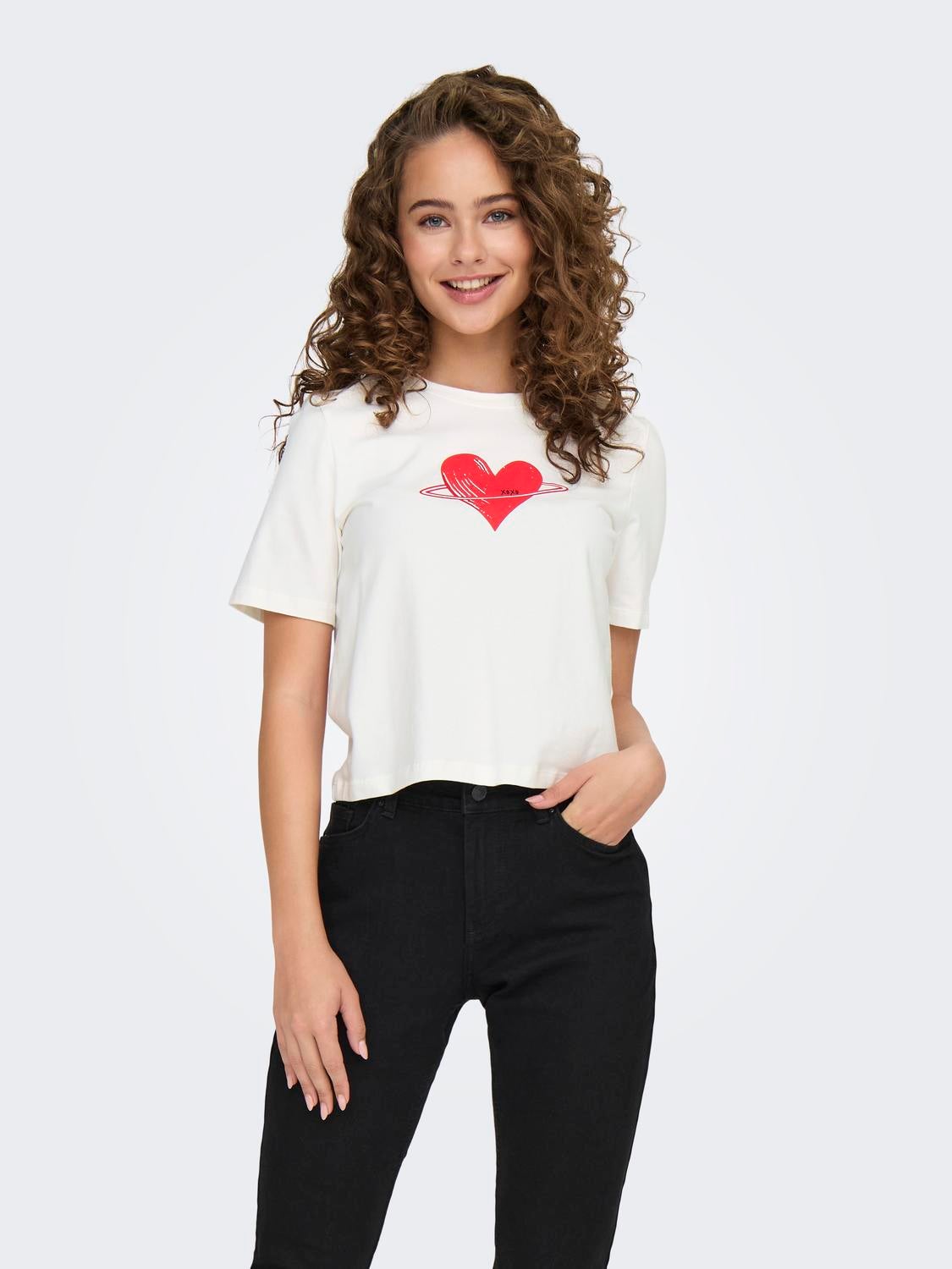 ONLVALLIE T-shirt Cloud Dancer