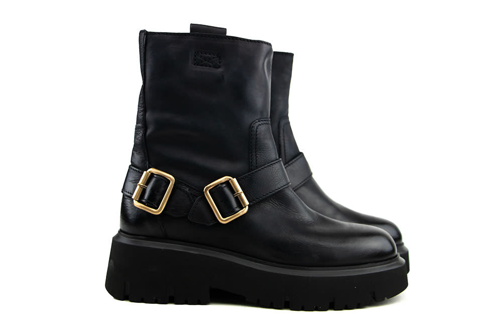 Via Vai Bikerboot Ziva Jagger Garda Nero