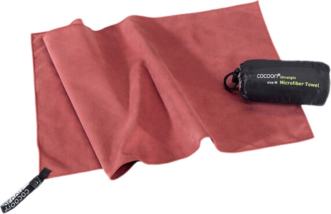 Cocoon Microfiber Handtuch Ultralight marsala red L