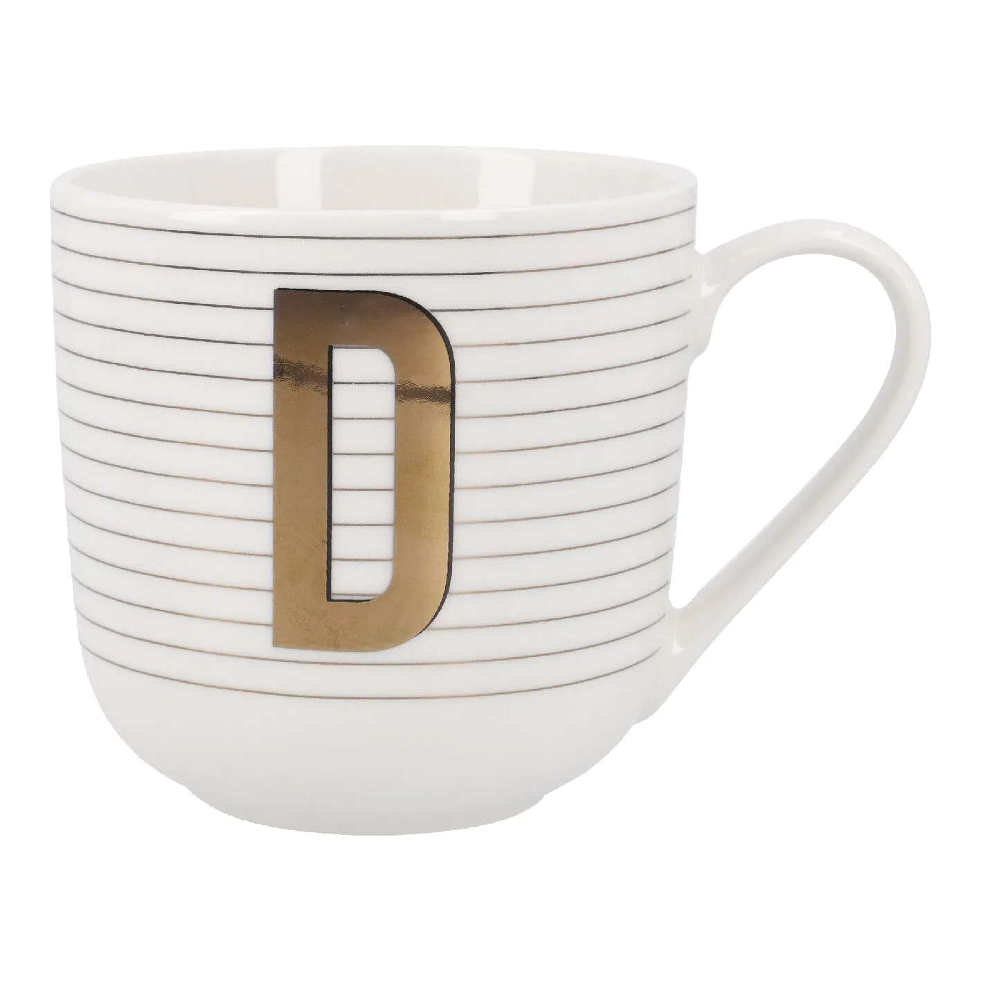 Becher mit Buchstabe D