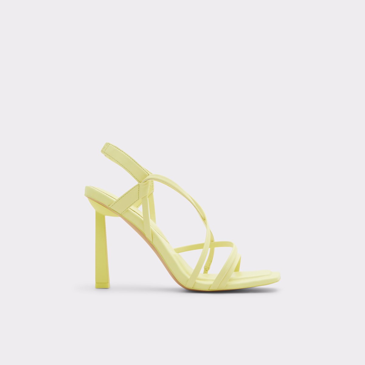 Amilia Light Yellow Women Heeled sandals