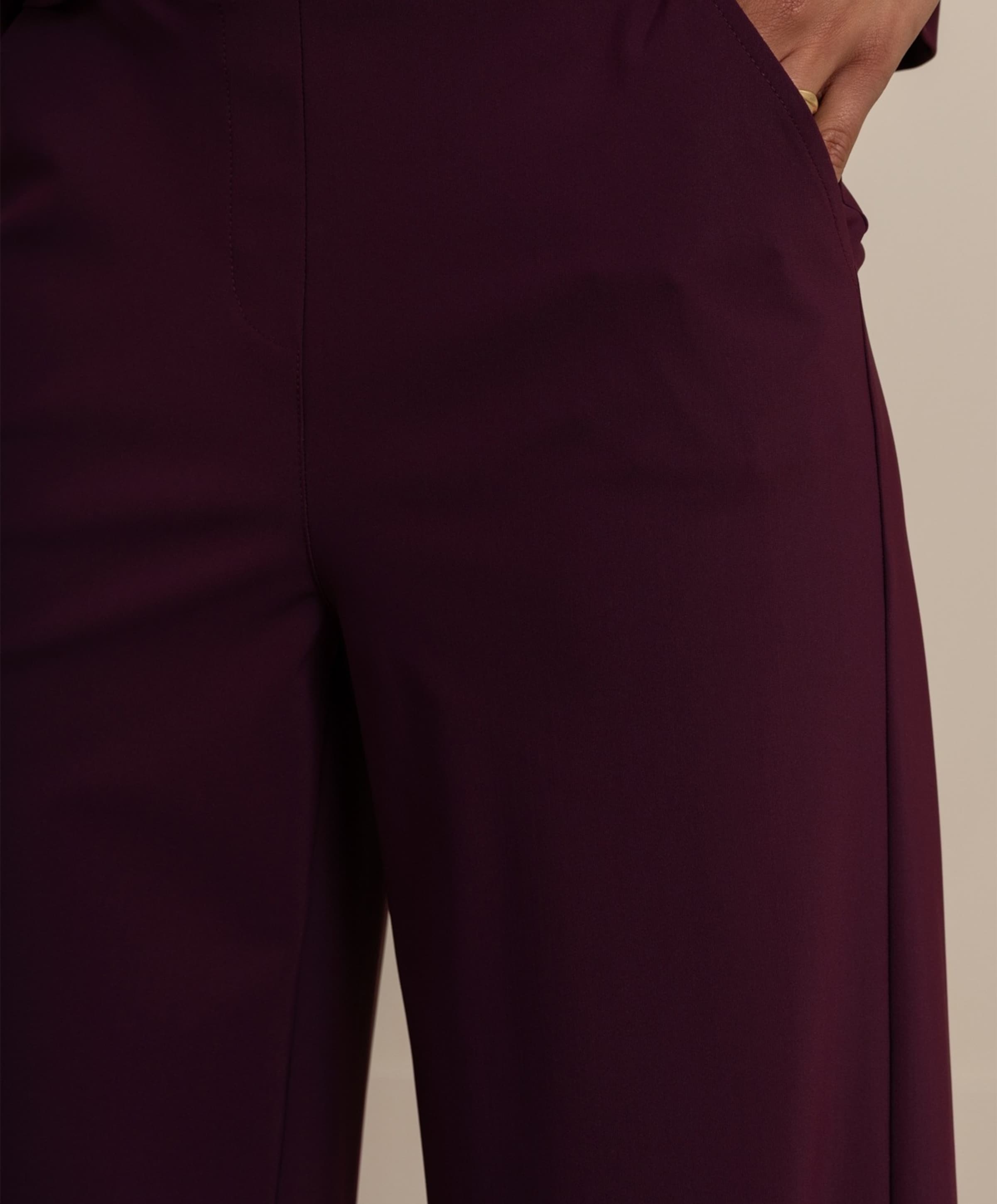 Studio Anneloes Lexie bonded trousers dames broek paars