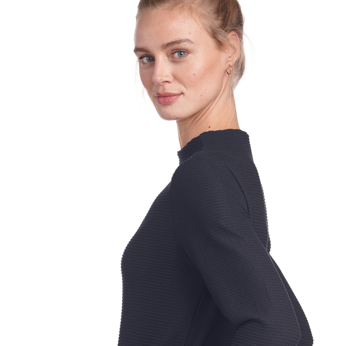 Gina Benotti Damen Kleid mit kurzem Stehkragen dunkelblau