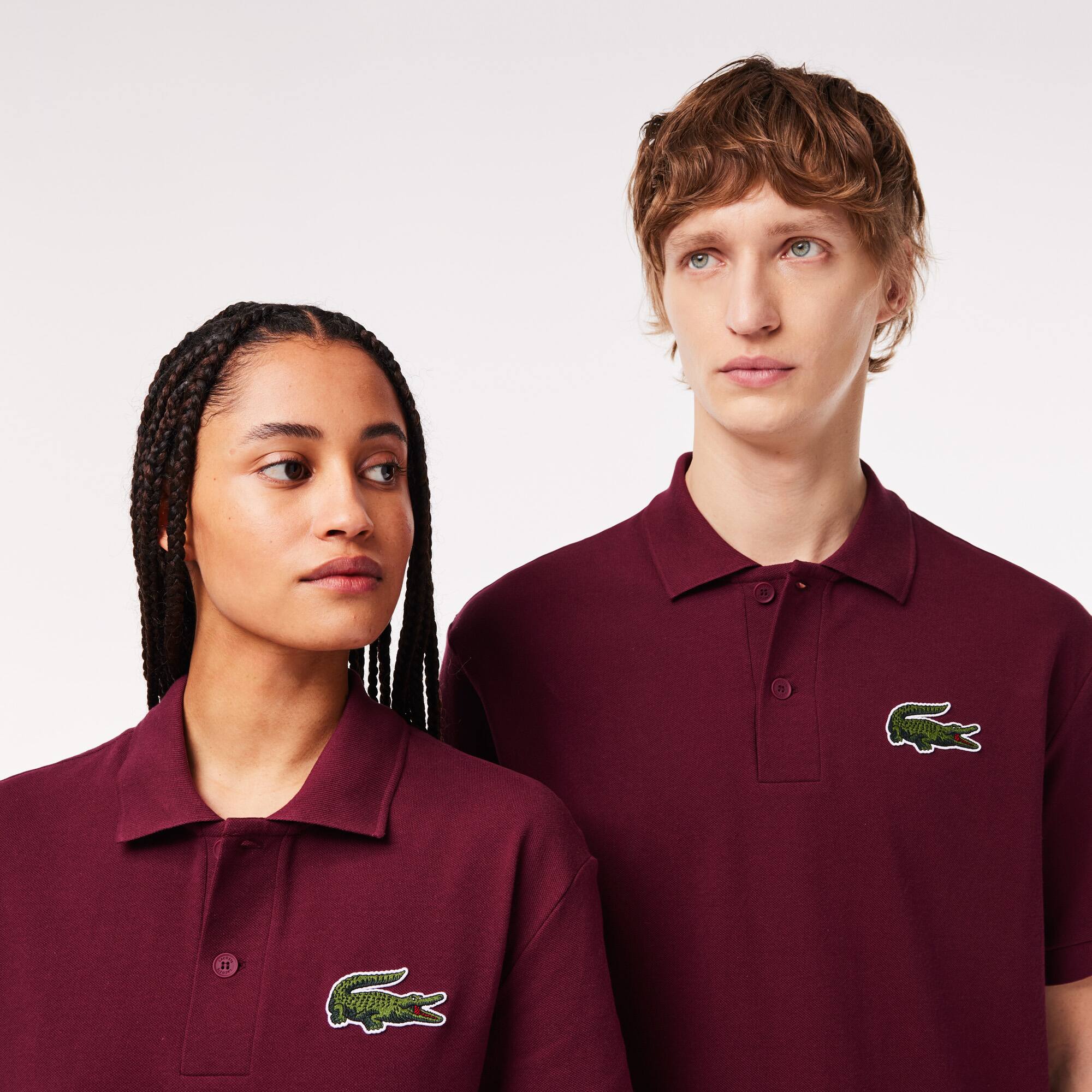Polo Original L.12.12 loose fit crocodile 80's Manches Courtes - Rouge - Lacoste - Unisex