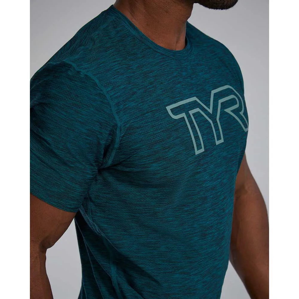 TYR Airtec Large Logo kurzarm-T-shirt