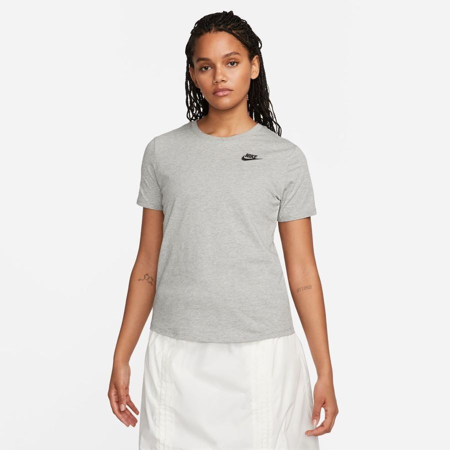 Nike T-Shirt NSW Club - Gris/Noir Femme
