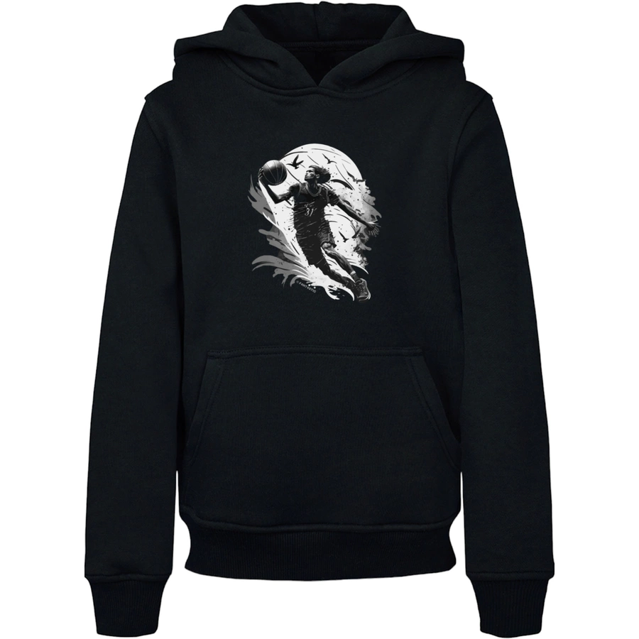 F4NT4STIC Hoodie Basketball Spieler schwarz