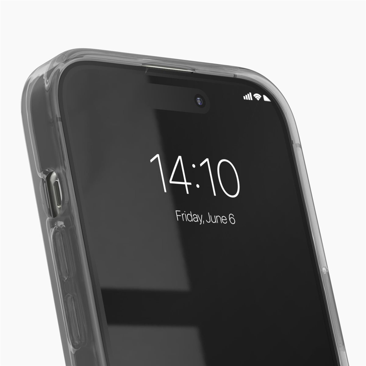 iPhone 14 Pro Max Hardcase Hülle Clear Case Recycled (IDCLCSS23-I2267P-470) - Tinted Black