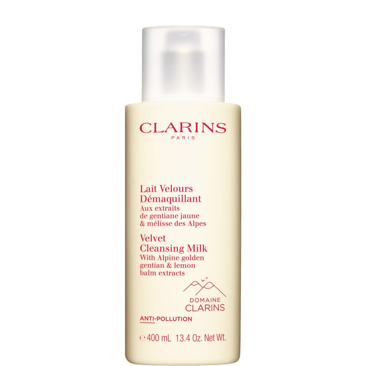 CLARINS Lait Velours DémaquillantAux Extraits de Gentiane Jaune &  Mélisse des Alpes