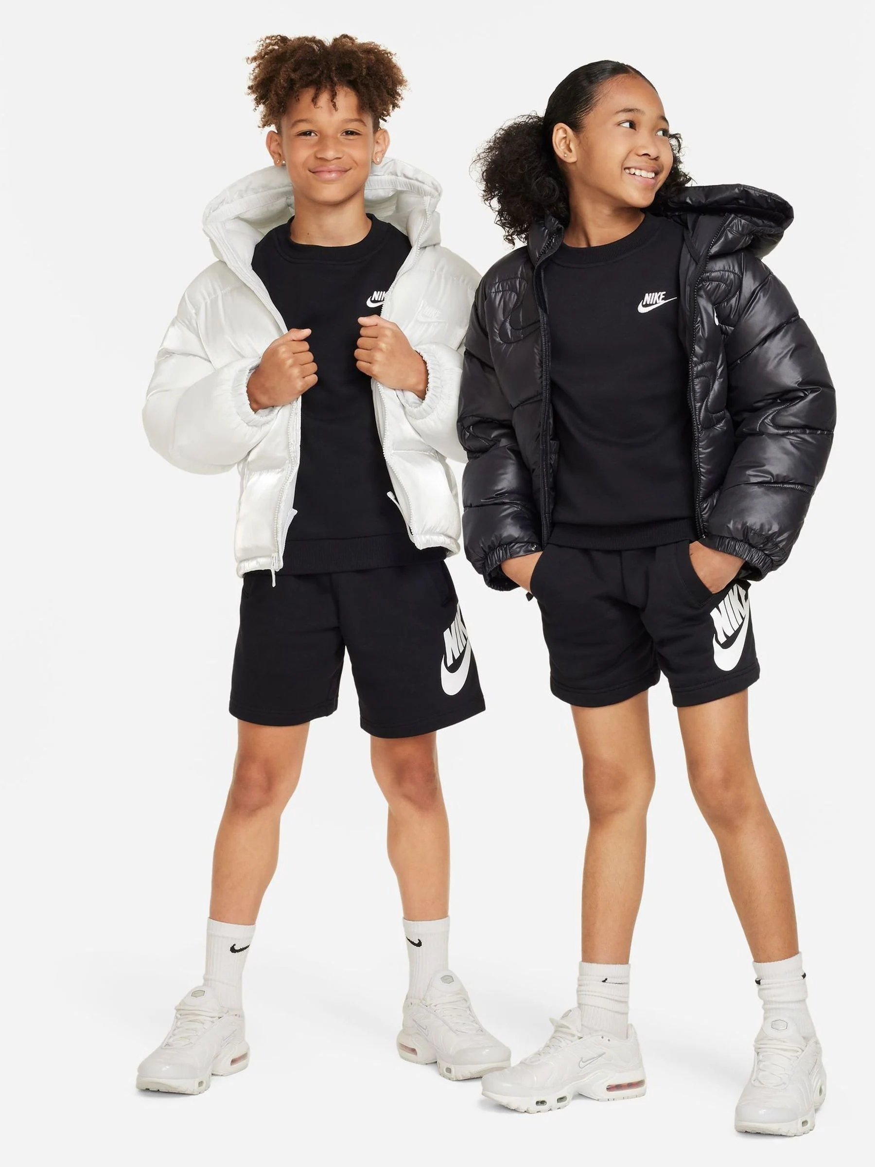 Zwart - Nike Club fleece sweatshirt