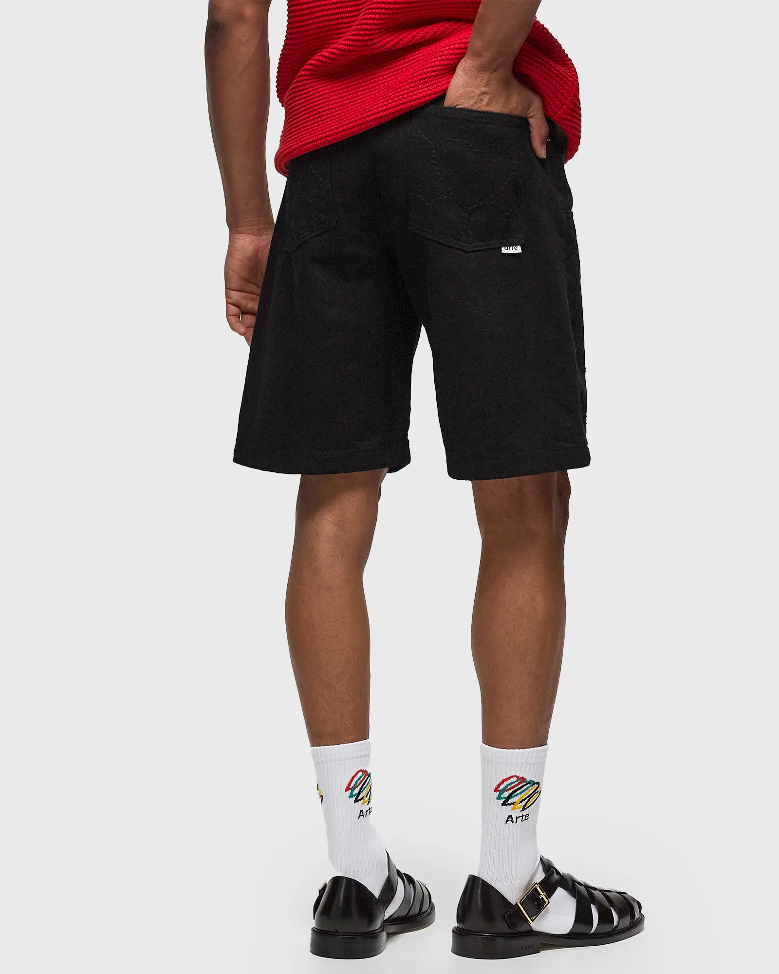 Arte Antwerp Workwear embroidery Shorts