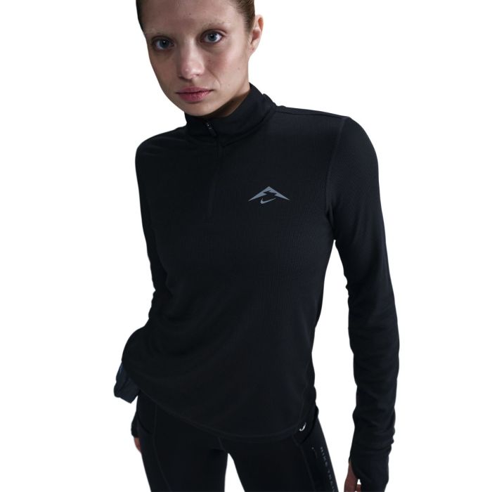 Nike Dame Trail Dri-FIT Half Zip Midlayer Sort