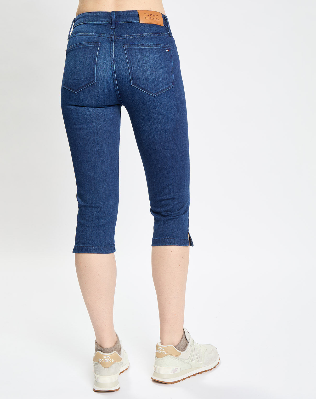Tommy Hilfiger Pantacourt Denim bleu foncé