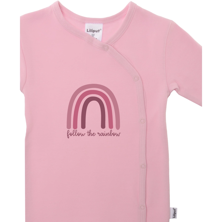 Liliput Jumpsuit mit Mütze Regenbogen rosa