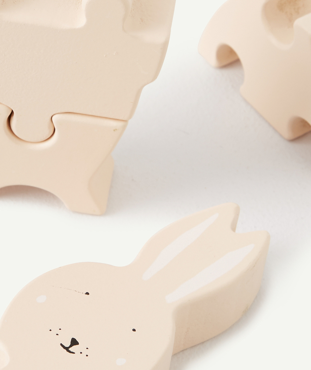TRIXIEPUZZLE 4 PIÈCES EN BOIS LAPIN BÉBÉ