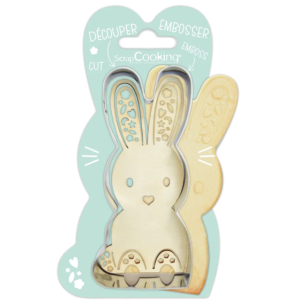 Découpoir embosseur lapin Scrapcooking