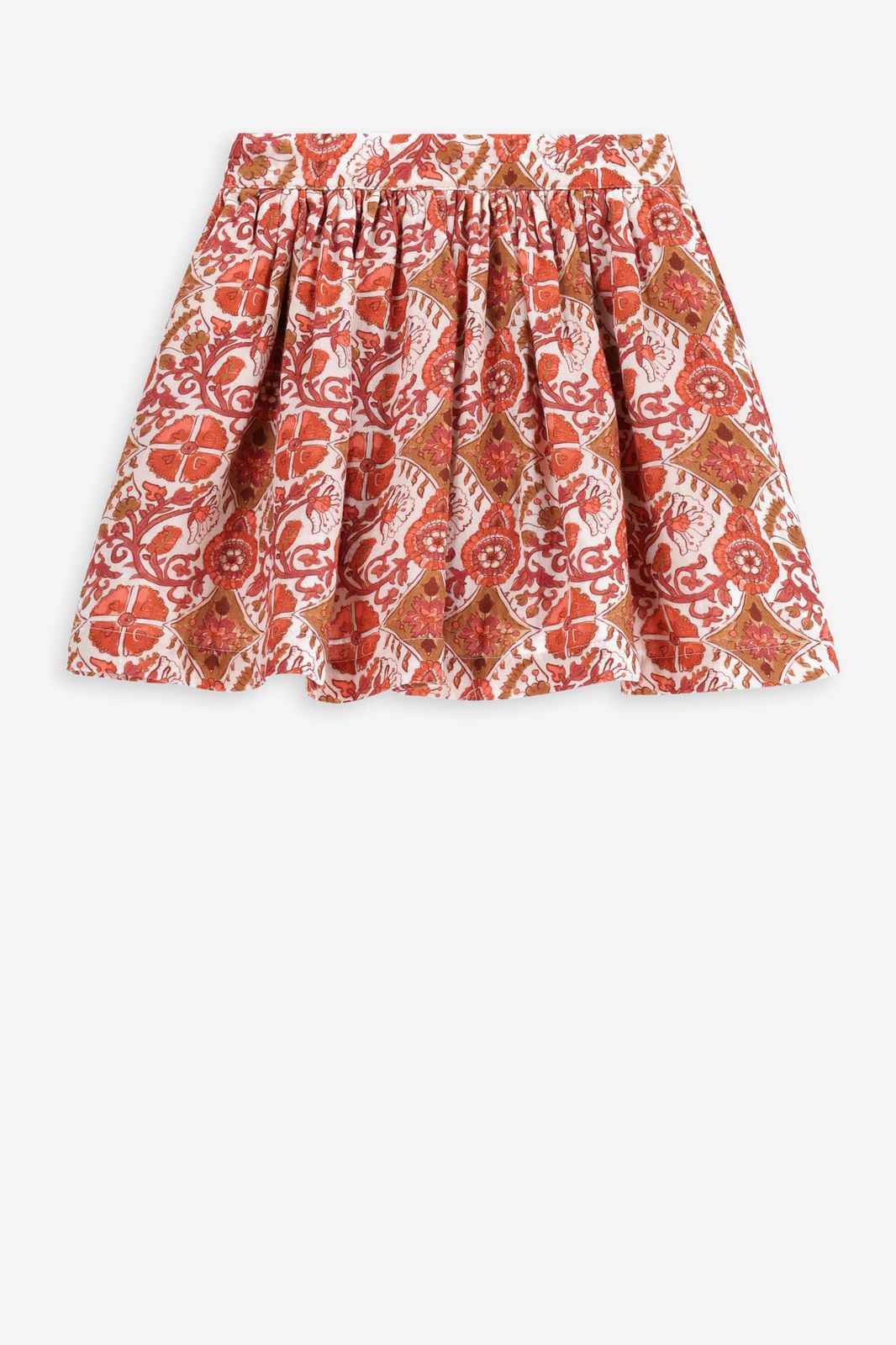 Rode rok met print