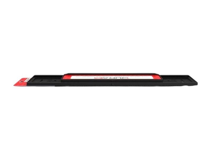 DURAfix Nummernrahmen-Set Kunststoff schwarz, 30 × 8 cm/50 Swiss Made-Kennzeichenhalter