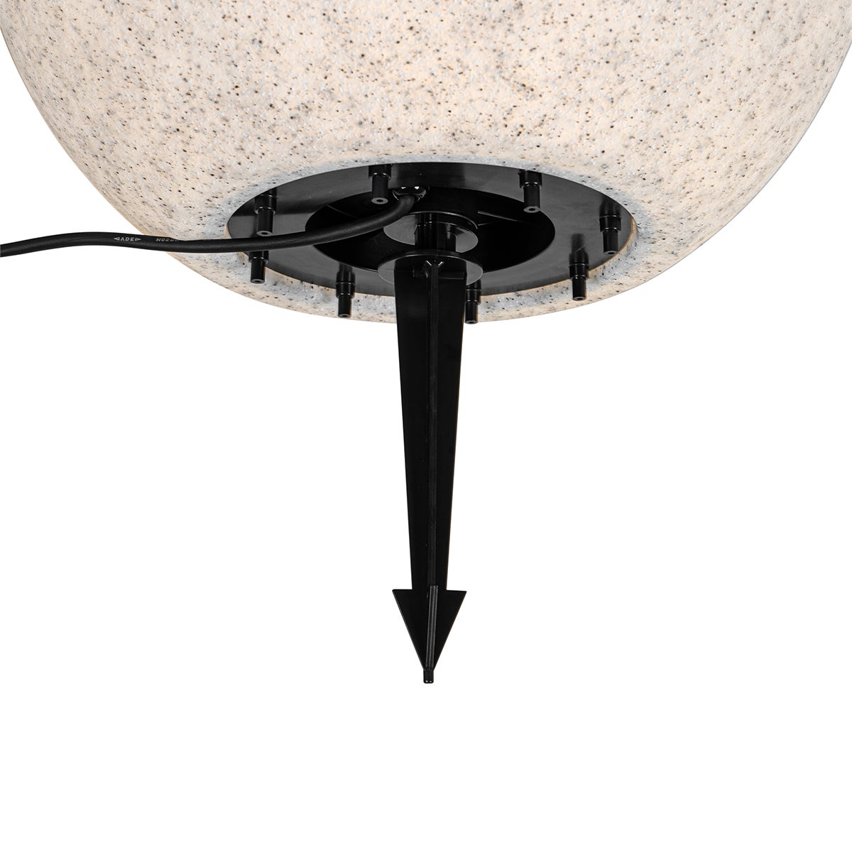 Moderne buitenlamp, grijs, 45 cm, IP65 - Nura