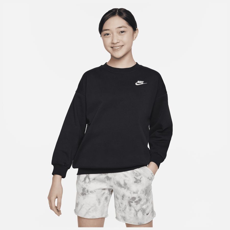 Nike Sportswear Club Fleece Big Kid BLACK/WHITE