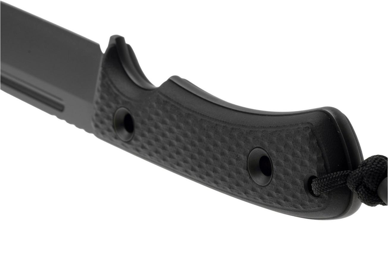 TRC Knives South Pole, Black DLC Vanadis 4 Extra, Black G10, survivalmes