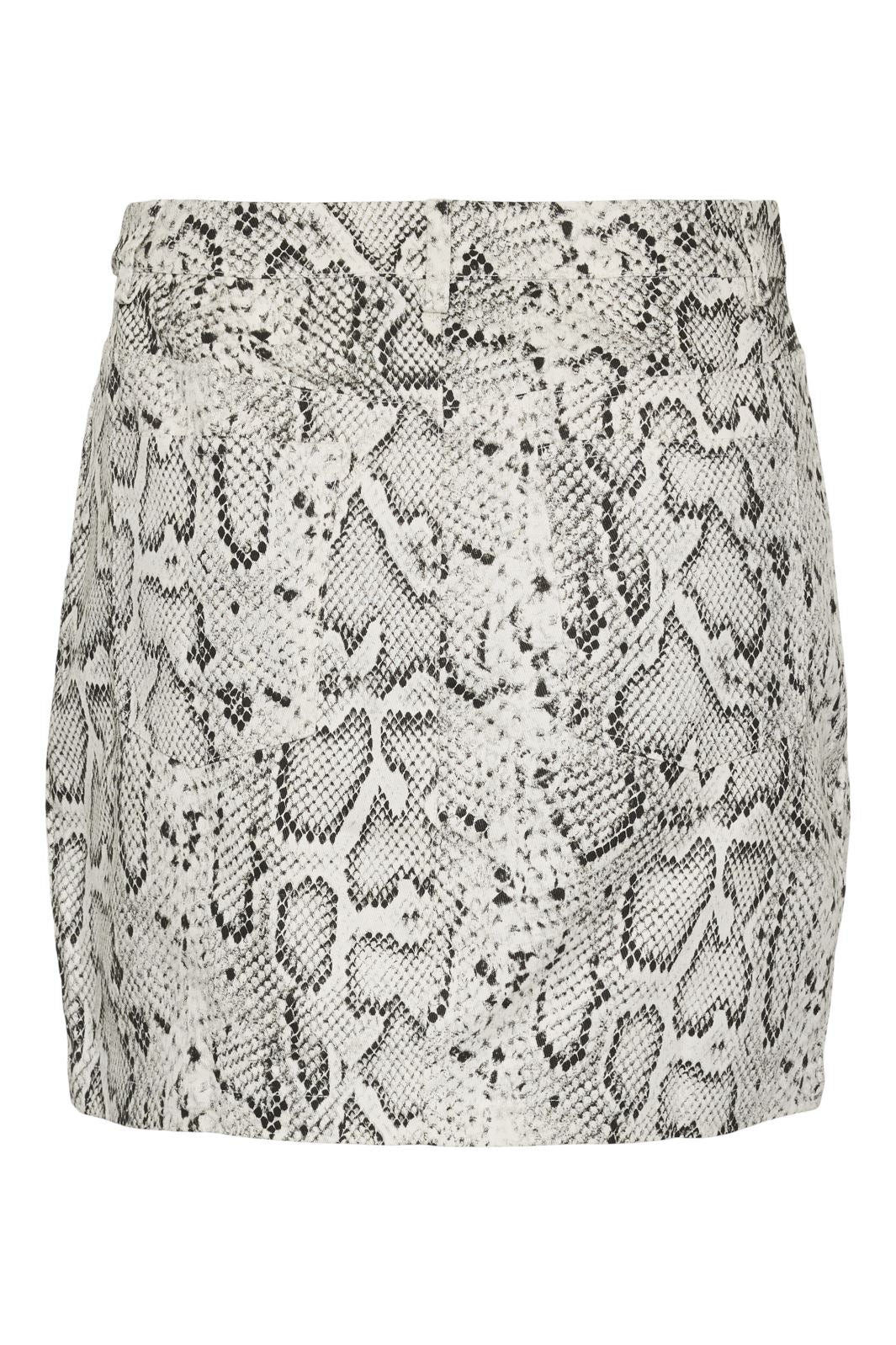 Pieces Pcjessica Short Skirt Jit 4640874 bright white snake print