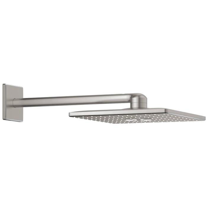 Grohe Rainshower hoofddouche vierkant met douchearm wandmontage met 2 straalsoorten supersteel