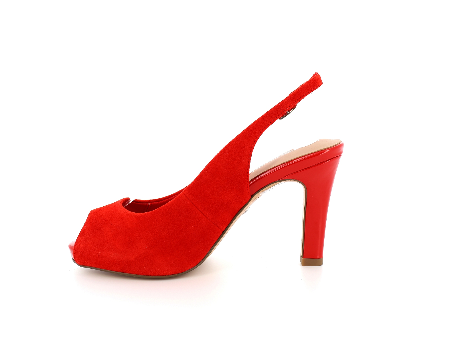 Tamaris-29609 Nubuck Velours Rouge