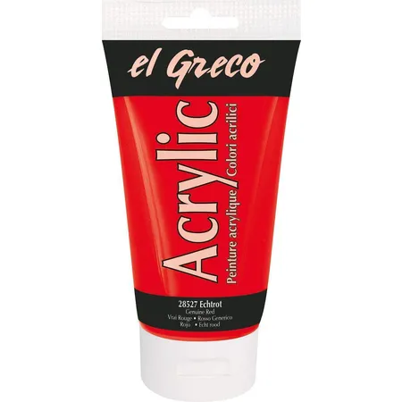 KREUL el Greco Acrylic Echtrot 150 ml Tube