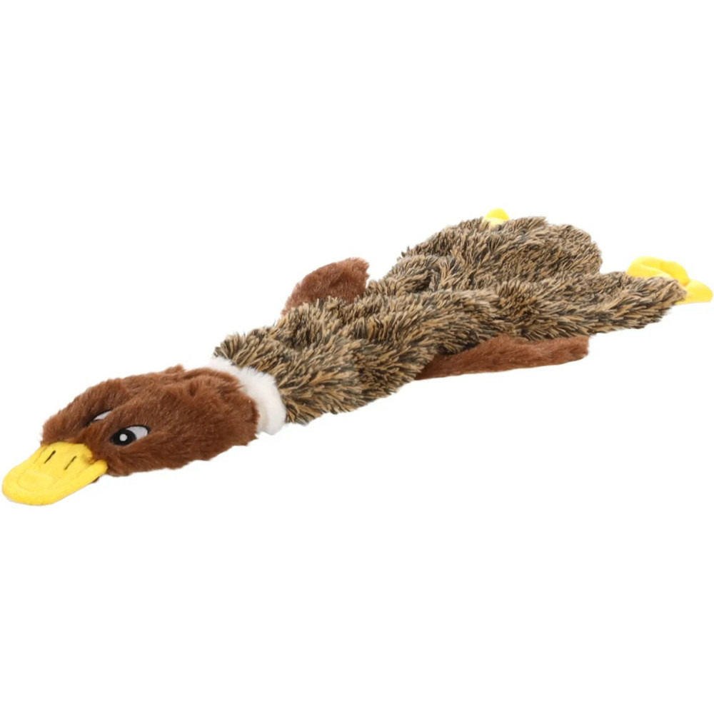 Jouet canard inez brun 47 cm pour chien