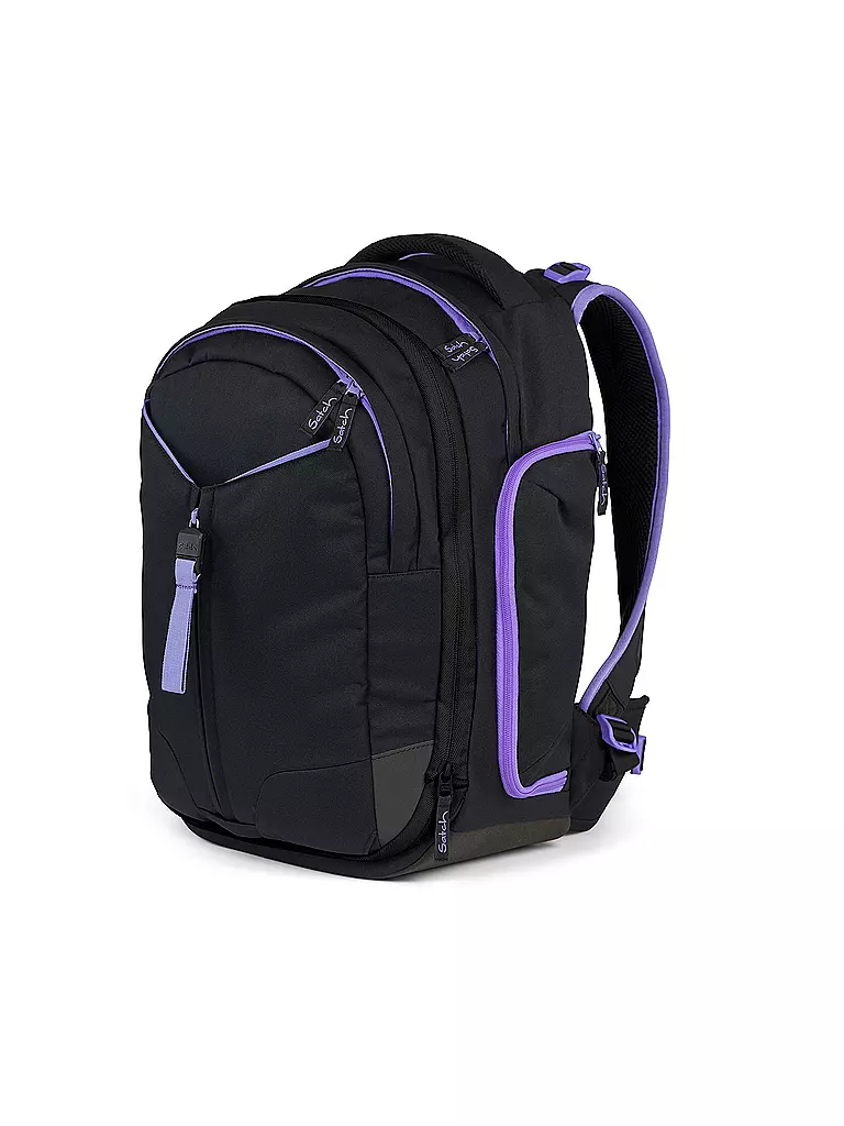 SATCH Schulrucksack Match Purple Phantom schwarz