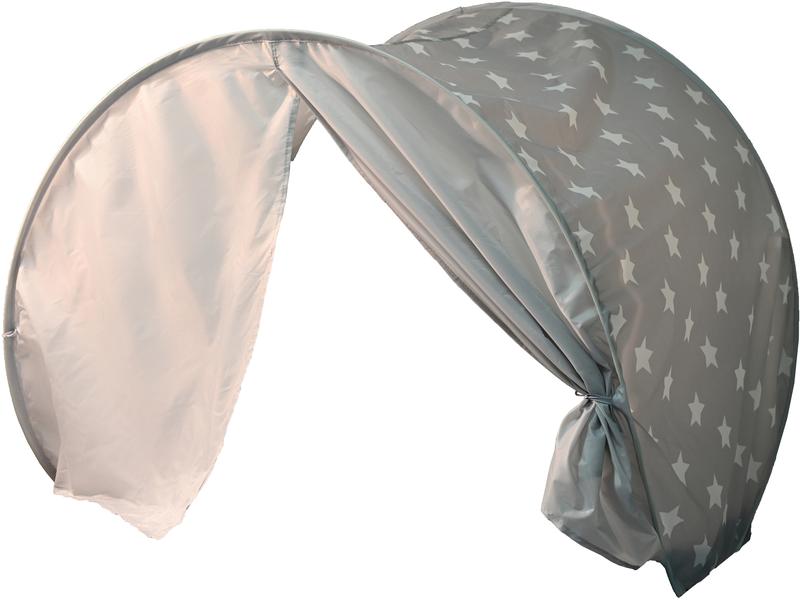 Knorrtoys Betthimmel Grey white stars Bettzelt für Kinder
