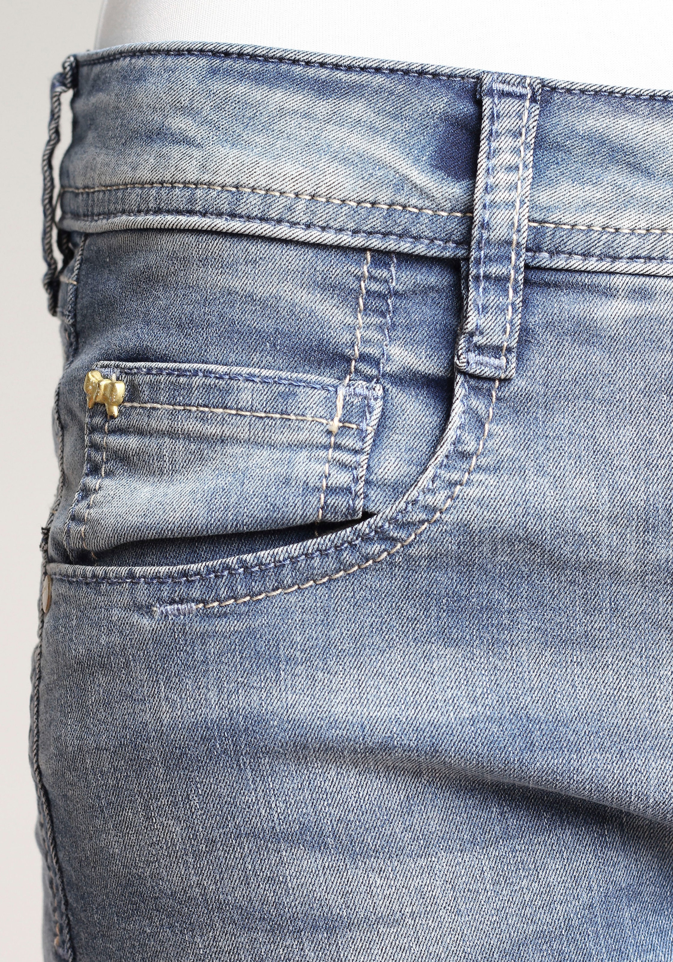 GANG Relax-fit-Jeans »94AMELIE« in cooler Used Waschung