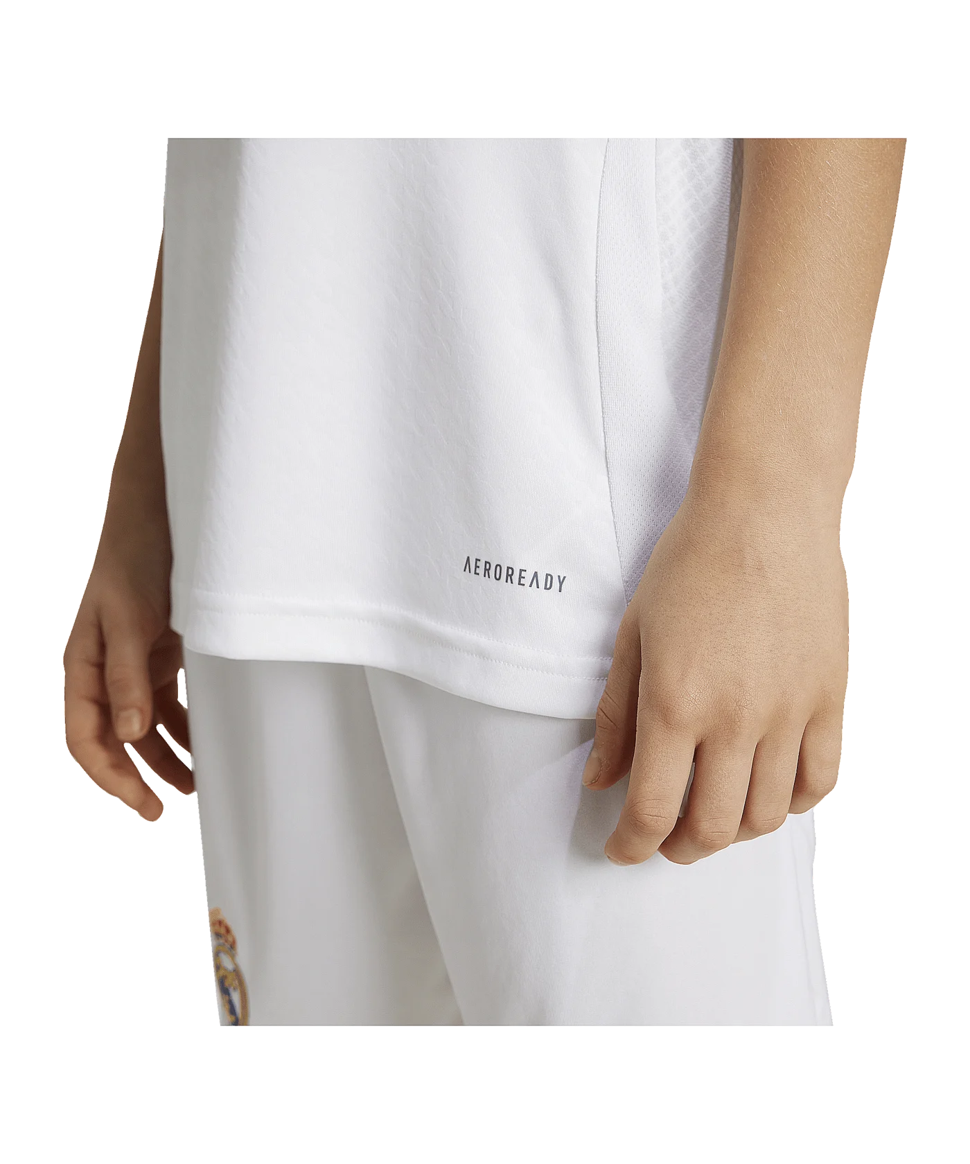 adidas Real Madrid Pro Trikot Home 2024/2025 Kids Weiss