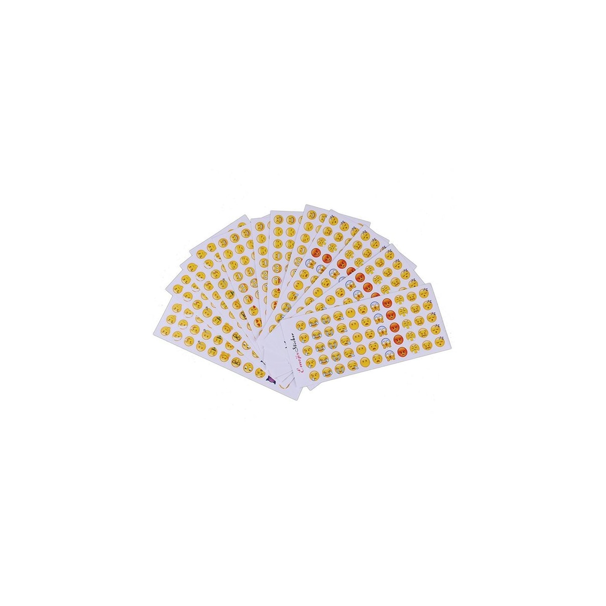 Emoji Klistremerker - 660stk stickers