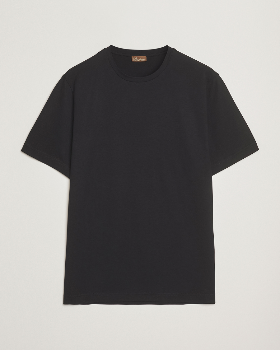 Stenströms Supima Cotton T-Shirt Black