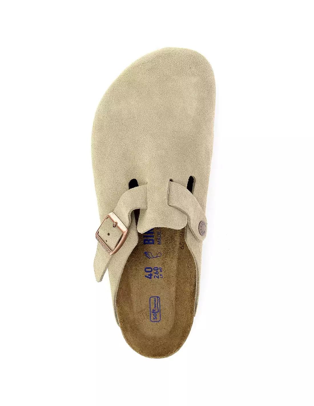 BIRKENSTOCK BOSTON - Sandales, mules & nu-pieds Taupe