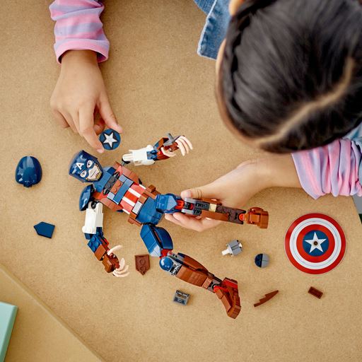 LEGO Super Heroes Byg Selv-Figur Af Captain America - 76258