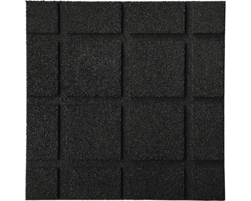 Valbeveiligingsmat 50 x 50 x 2,5 cm rubber grijs antraciet