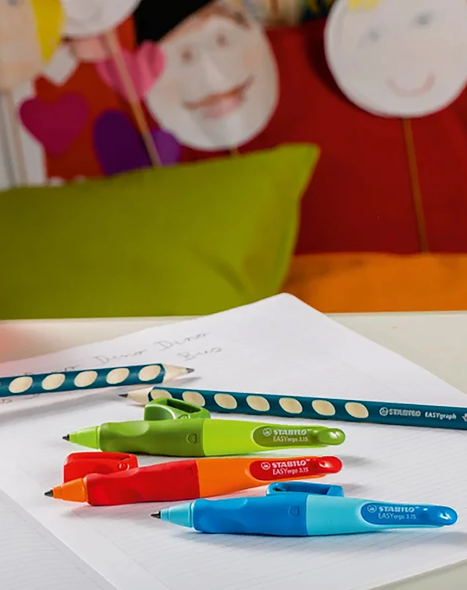 Druckbleistift EASYergo 3.15 mit Spitzer für Rechtshänder in blau
