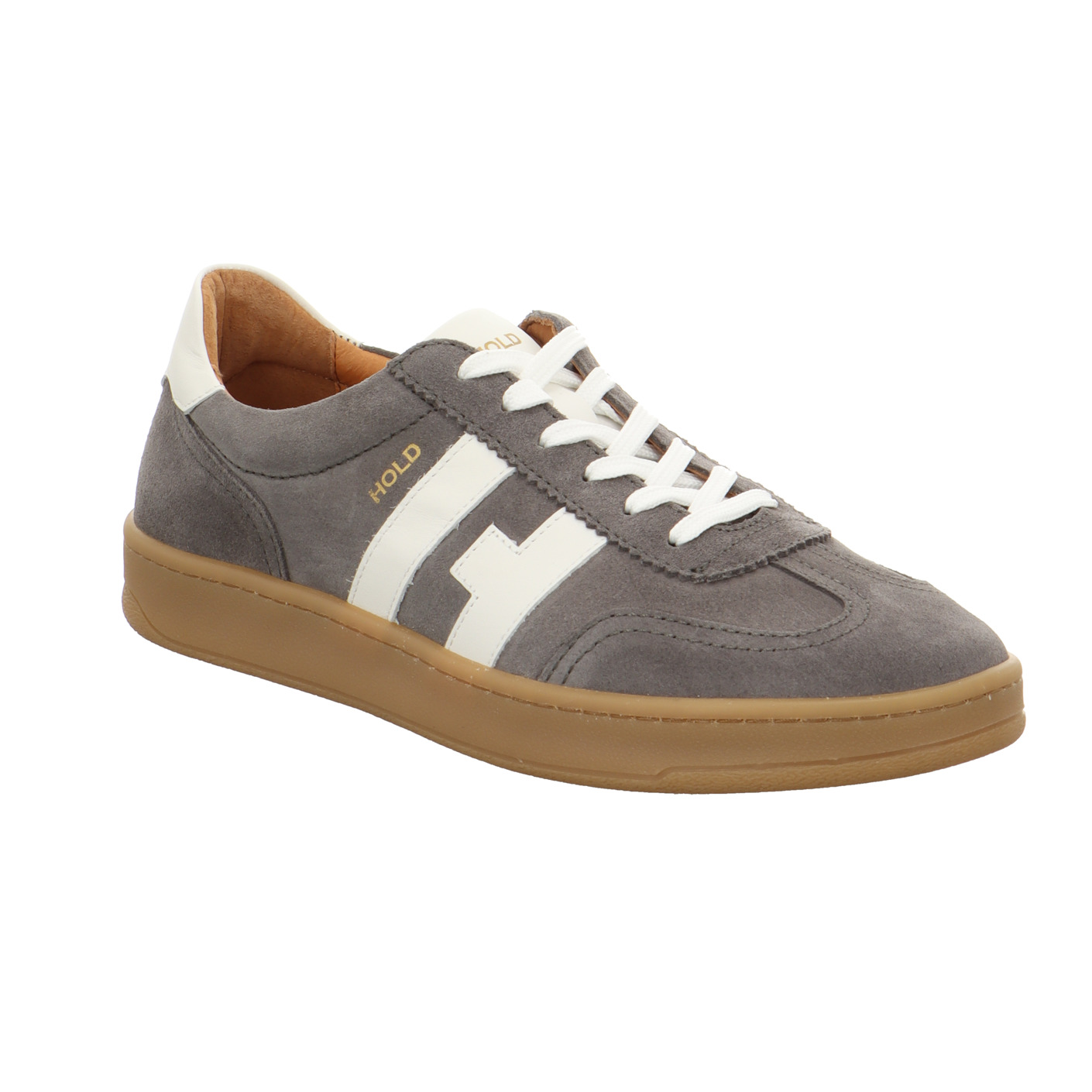 Schnürschuh grau