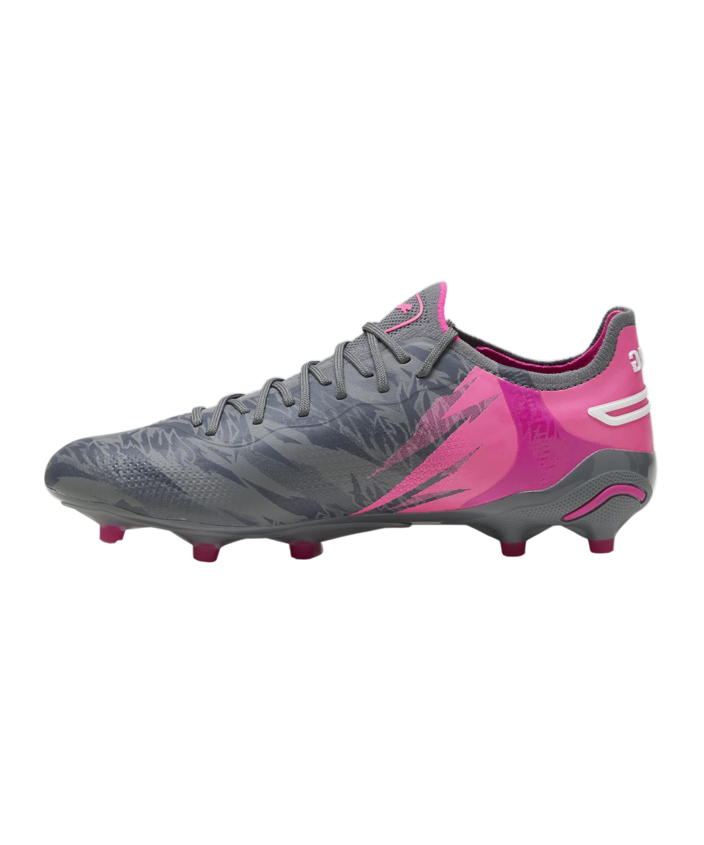PUMA KING Ultimate Rush FG/AG Grau Pink F01