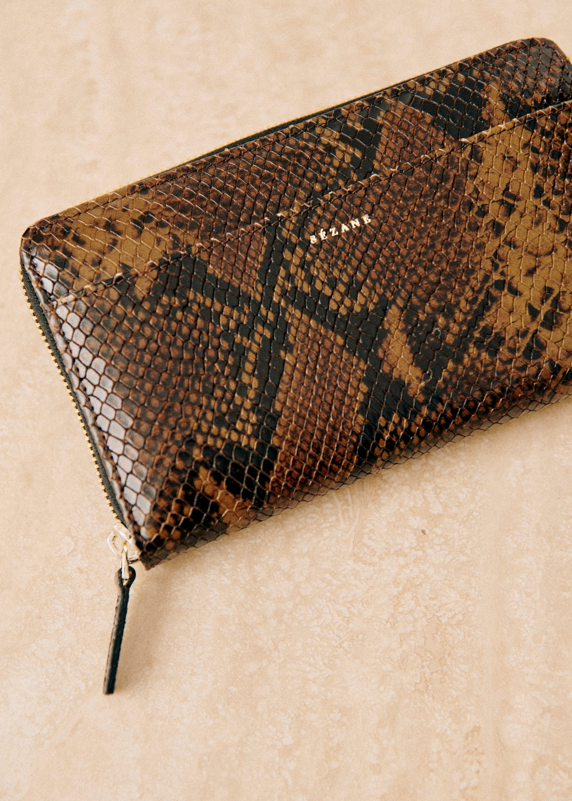 Portefeuille Victoria - Kaki python - SACS/NEW SACS Petite Maroquinerie 5906429