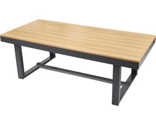 Tuinmeubelset loungeset bellavista 5-zits bestaande uit: driezitsbank, tafel inclusief kussens, aluminium antraciet