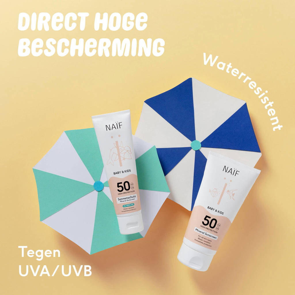 Mega slecht !!!!Baby & Kids minerale zonnebrandcrème factor 50 - 100 ml