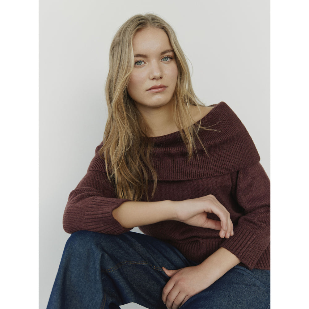 Køb Sofie Schnoor Plum SawaSY Strikbluse