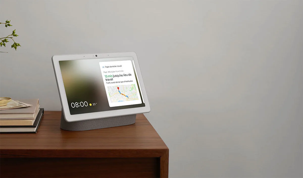 Google Nest Hub Max Gris Enceintes assistant vocal