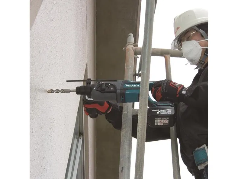 Makita DHR241 - Roterende hammer - ledningfri - 3 tilstande - SDS-plus - 2 Joule - intet batteri - 18 V - SOLO