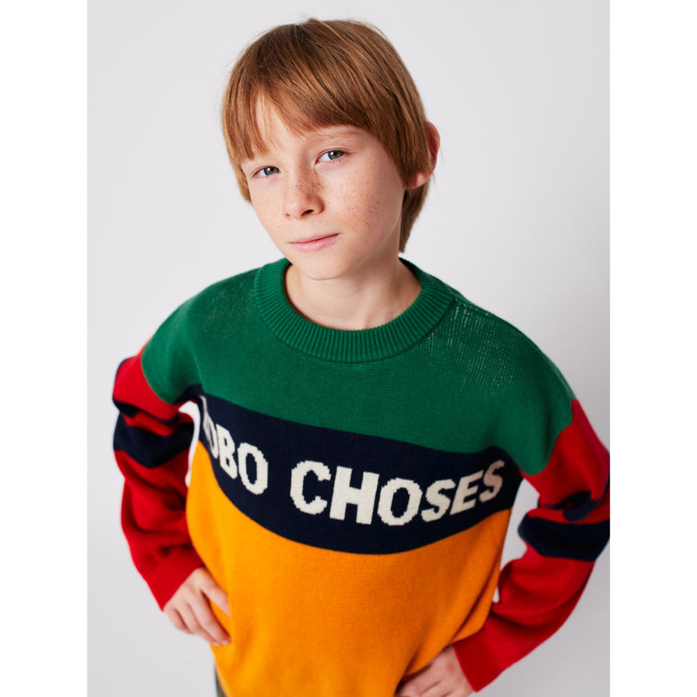 Køb Bobo Choses Multicolor Farve Block Jumper