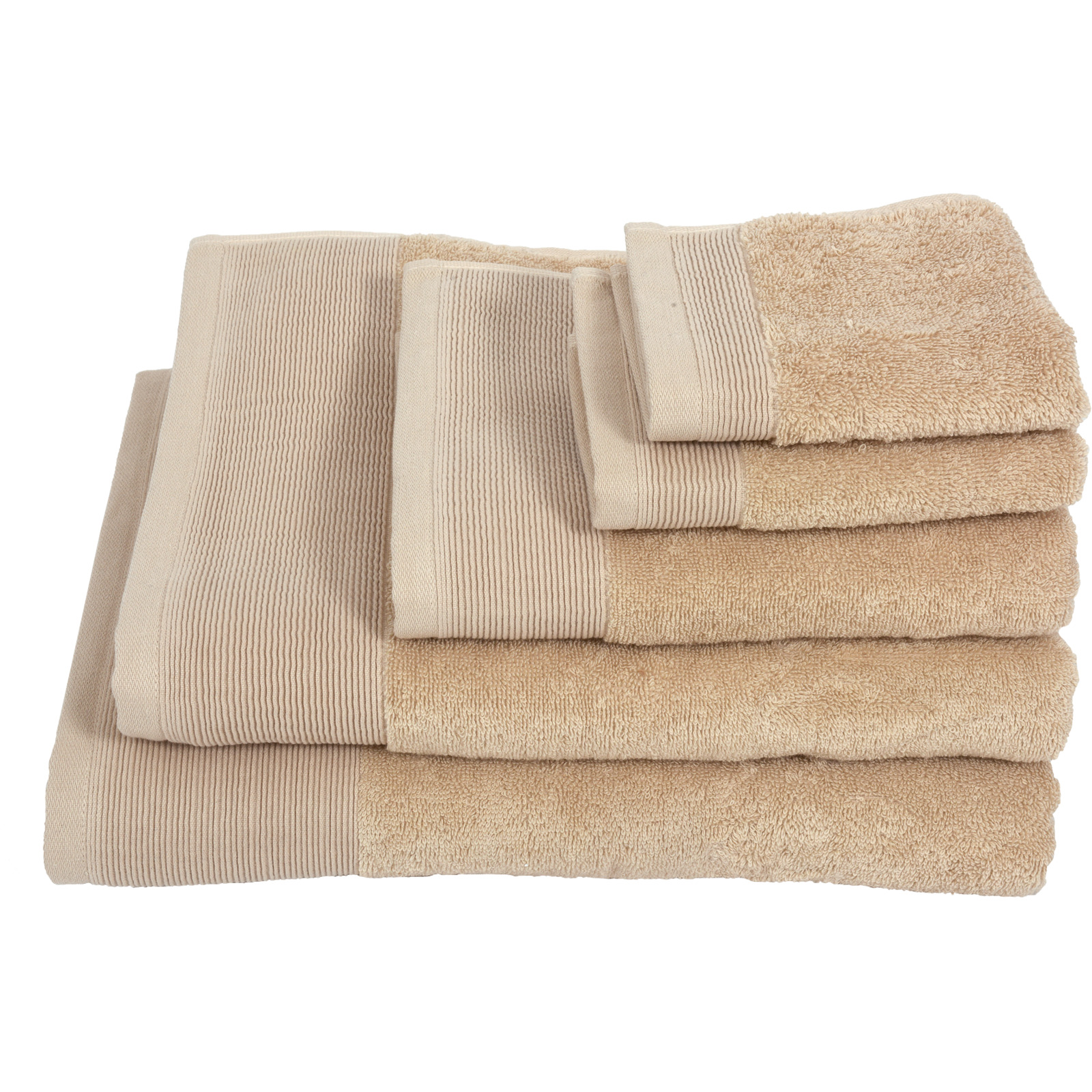 Waschlappen 30 x 30 cm beige